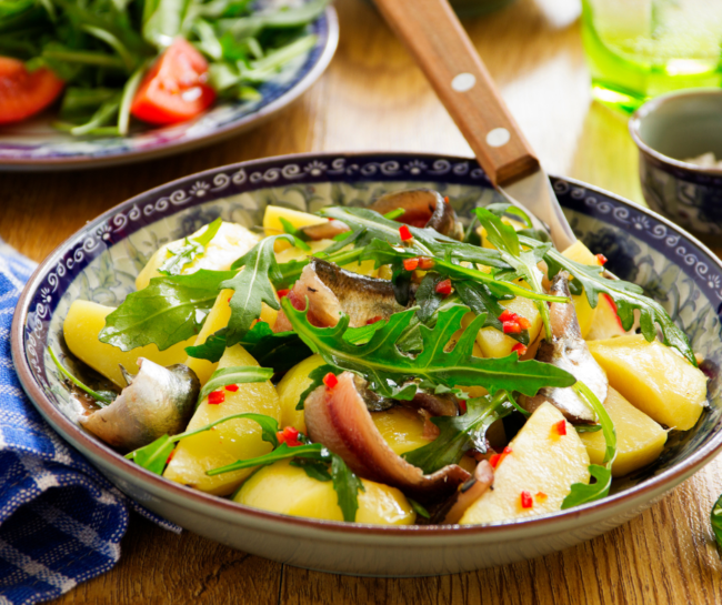 Ensalada con anchoas