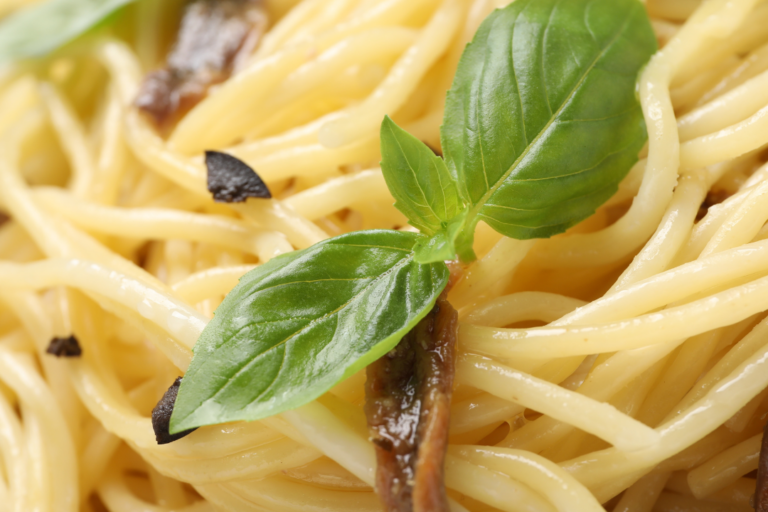 Pasta con anchoas